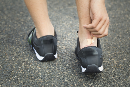 Shoes causing blisters hot sale on back of ankle