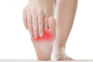 Pain in the bottom of the foot due to a Neuroma